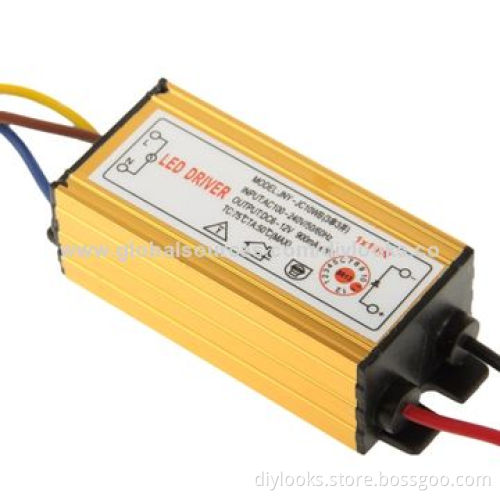 LED Driver for 1 x 10W LED Floodlight Lamp, Input Voltage: AC 100-240V